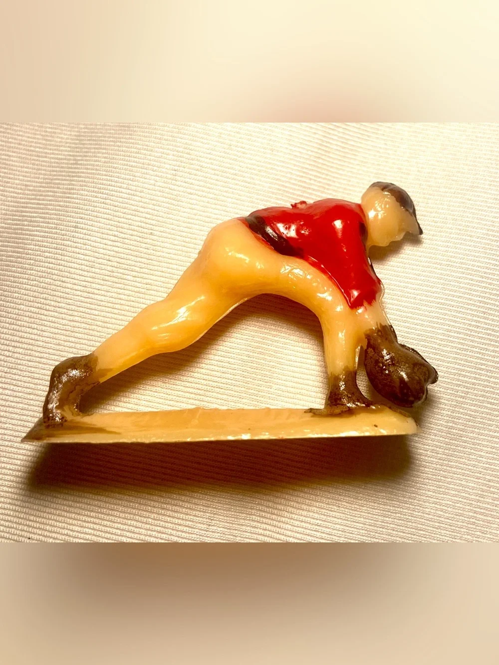 Set a four vintage baseball player cake toppers from the 50s or 60s